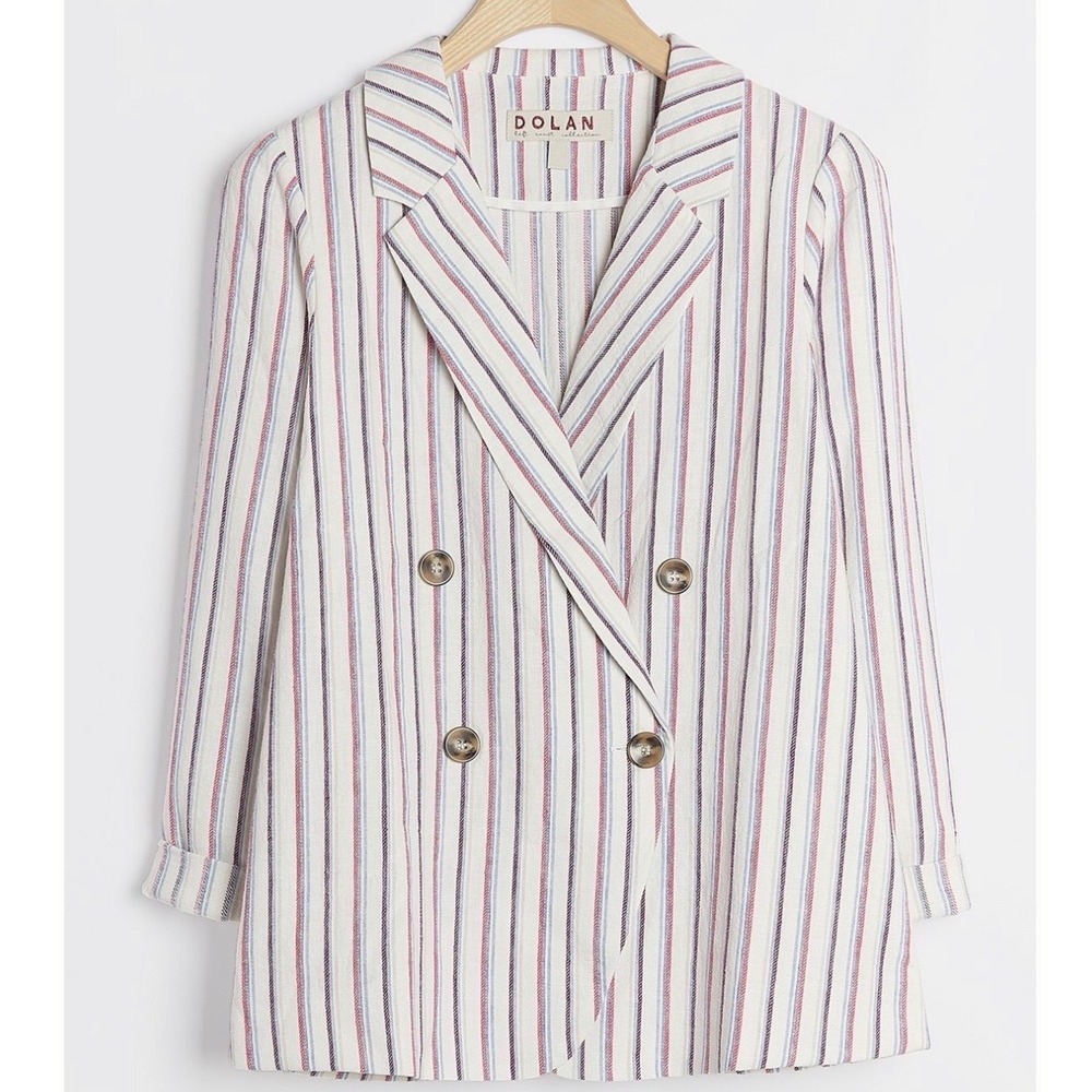 Anthropologie Dolan Anna Double-Breasted Blazer | Large